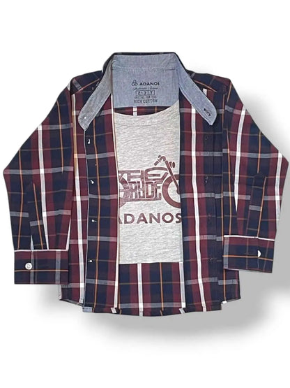 Stylish Conjugal Double Shirts - Shop Online Now 2025 My Kids Collection